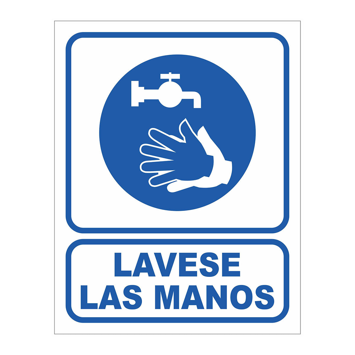 Cartel Lávese Las Manos