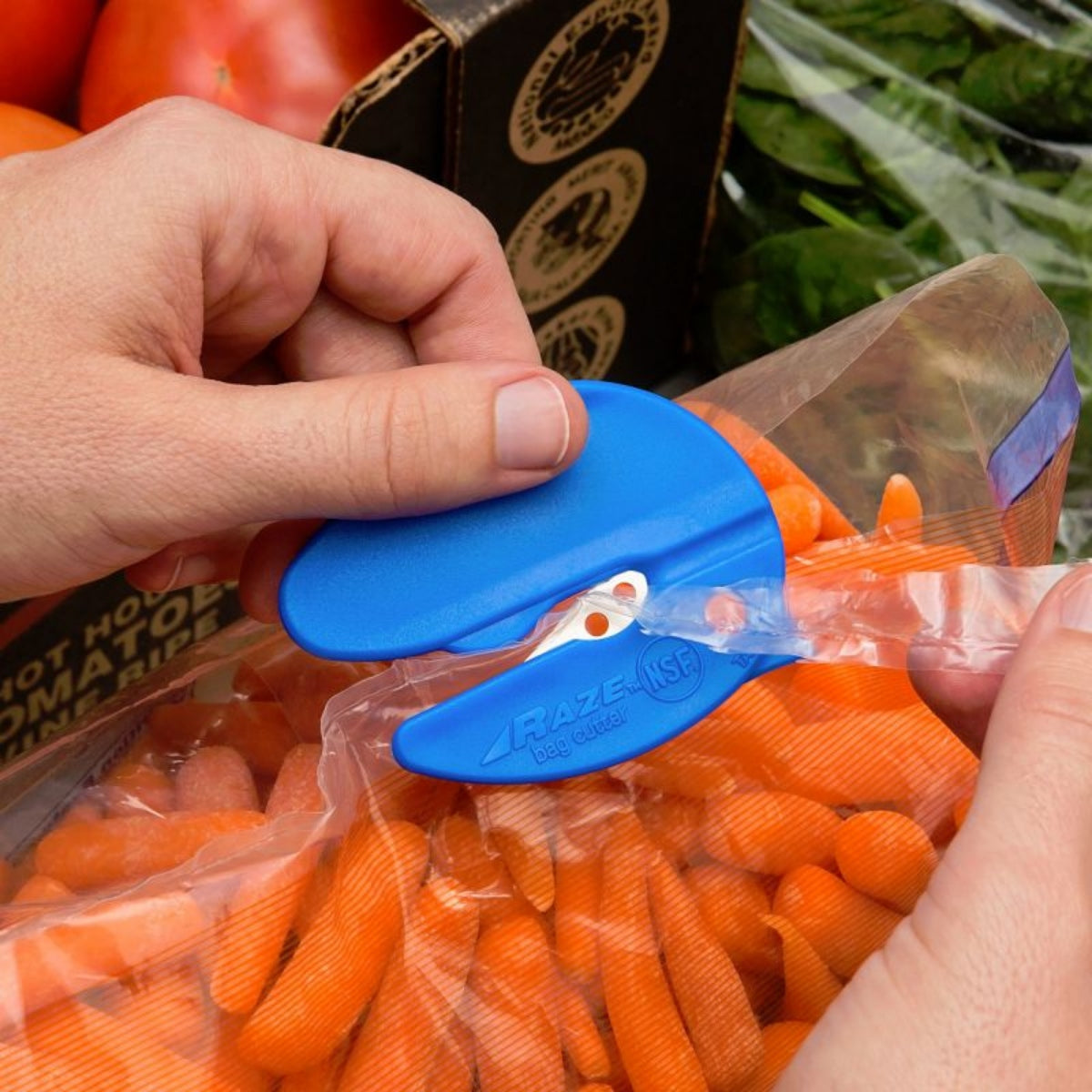 Cutter para Bolsas NSF Approved Hoja Metalica Oculta