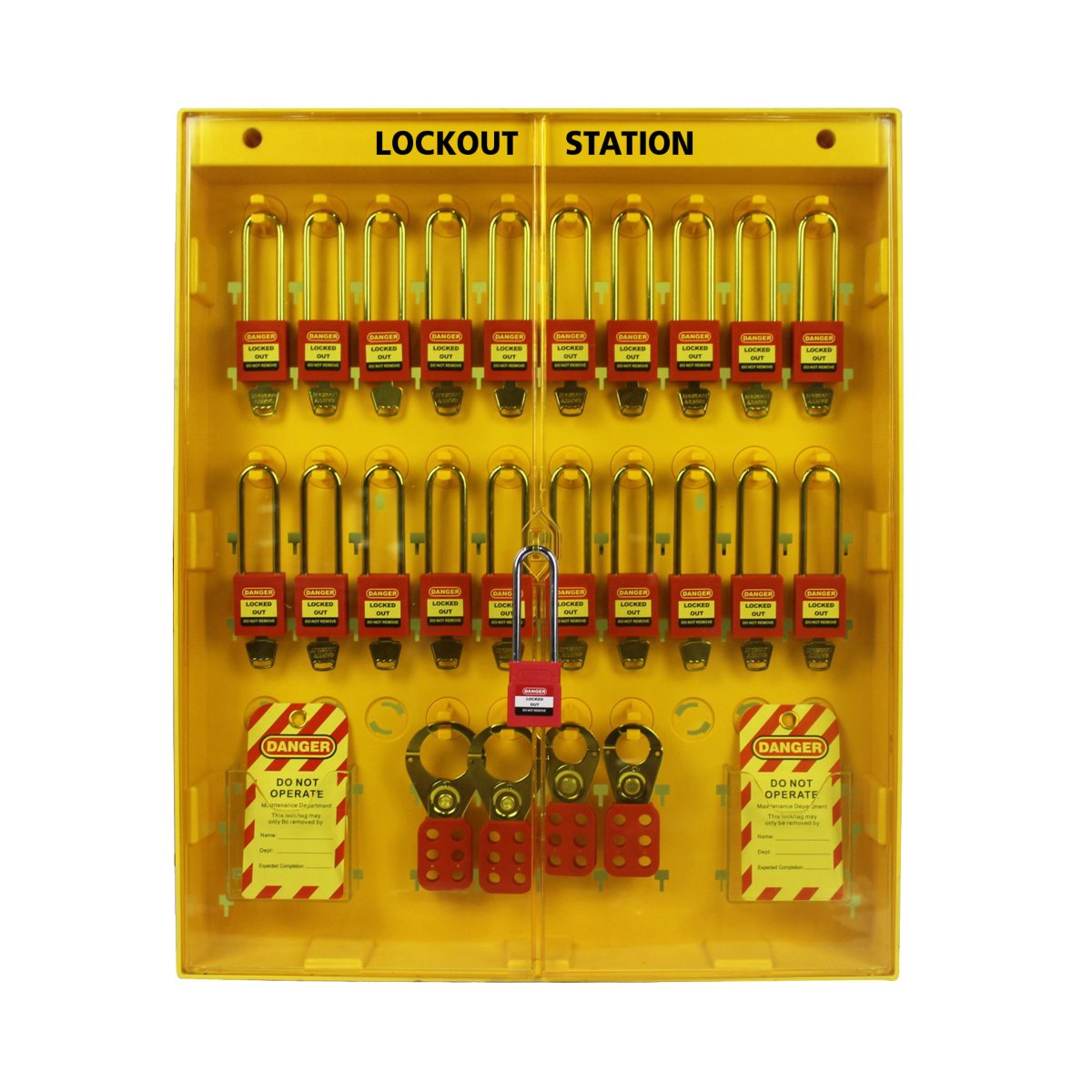 Estación de Lockout para Candados, Multiplicadores y Etiquetas