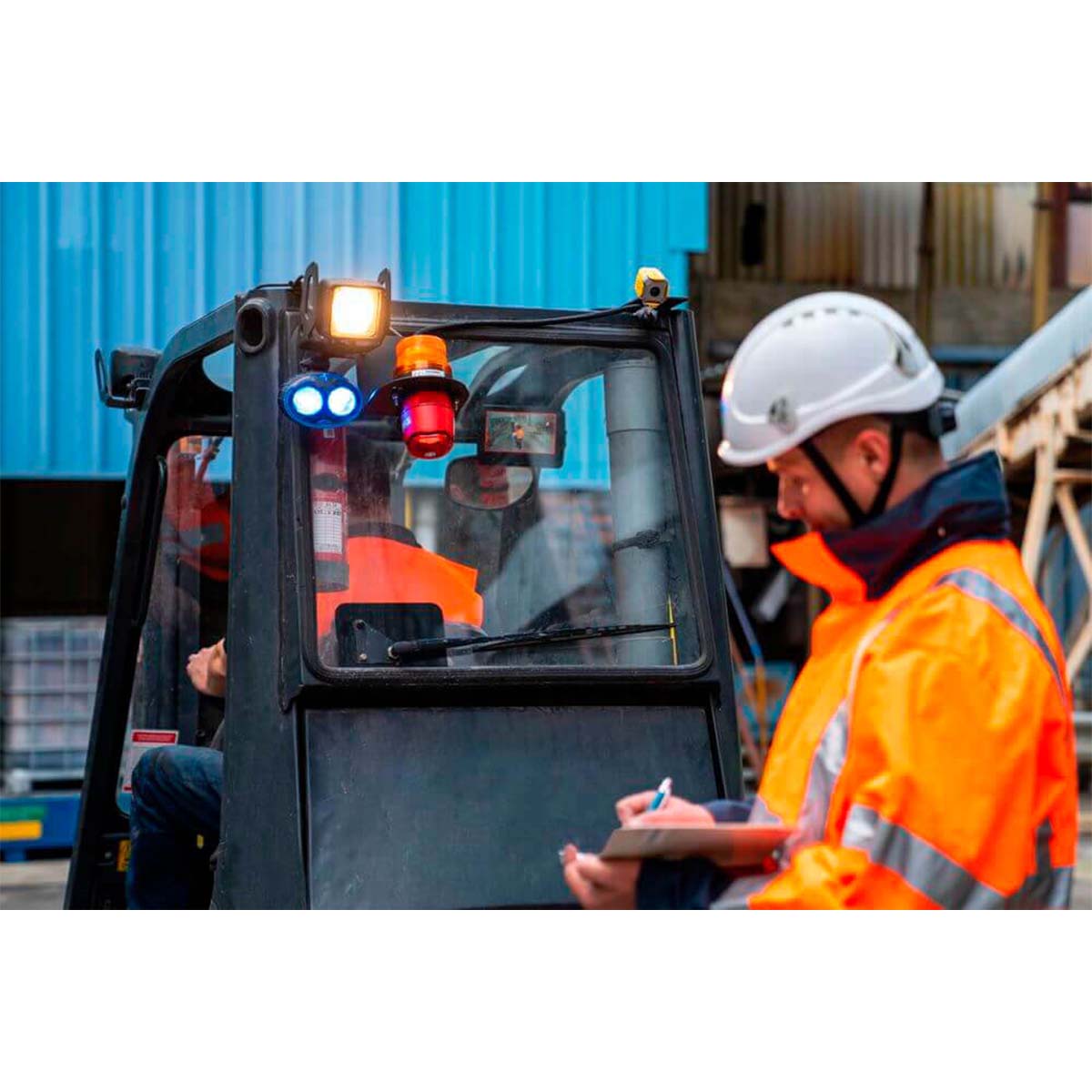 Blaxtair AHD Sistema de Detección de Peatones por IA para Autoelevadores