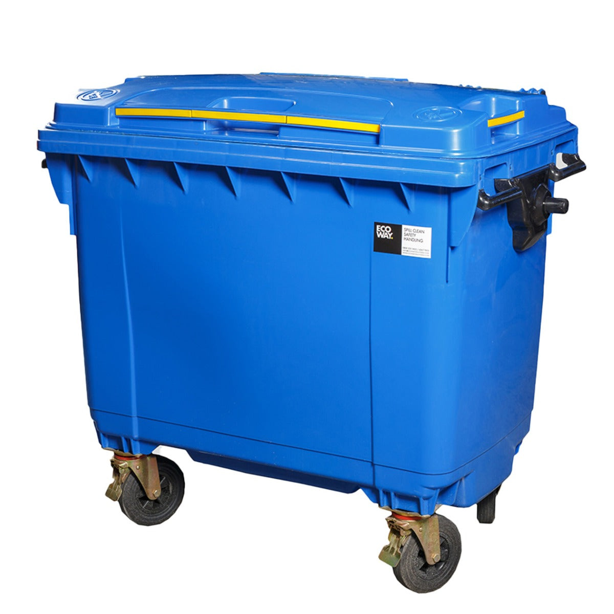 Contenedor Inyectado de 660L con Ruedas y Tapa