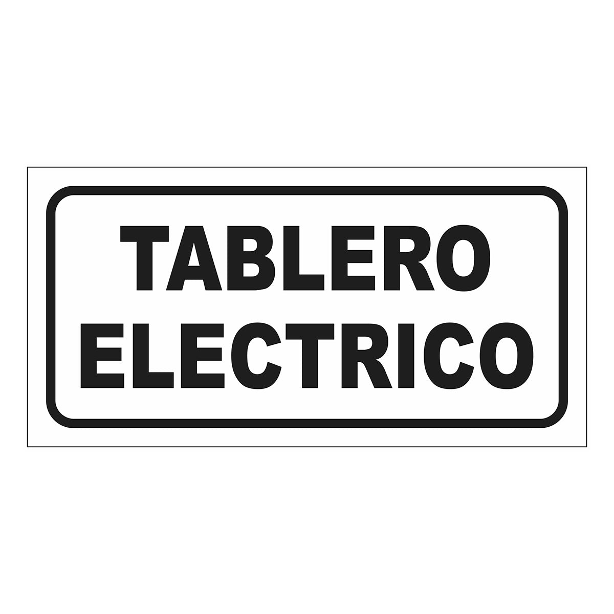 Cartel Tablero Eléctrico