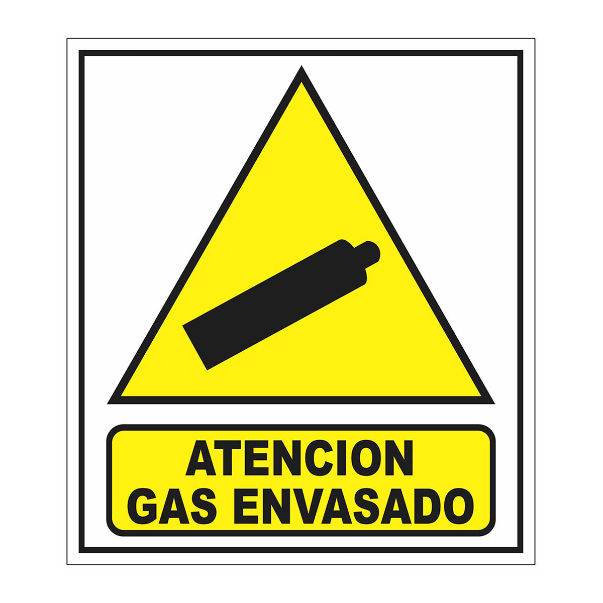 Cartel Atención Gas Envasado