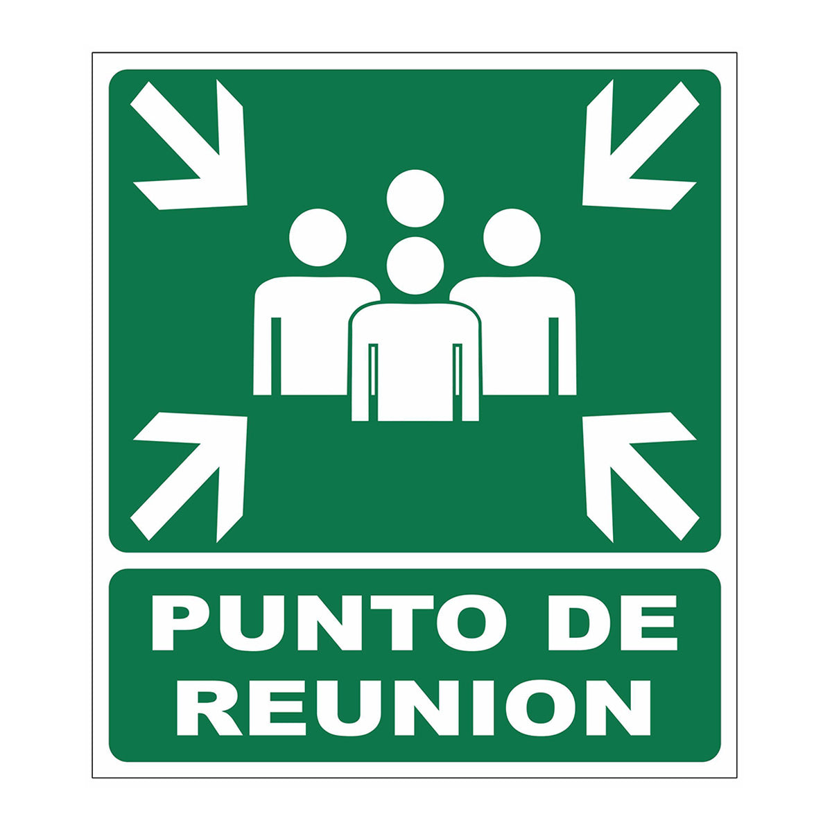 Cartel Punto de Reunión