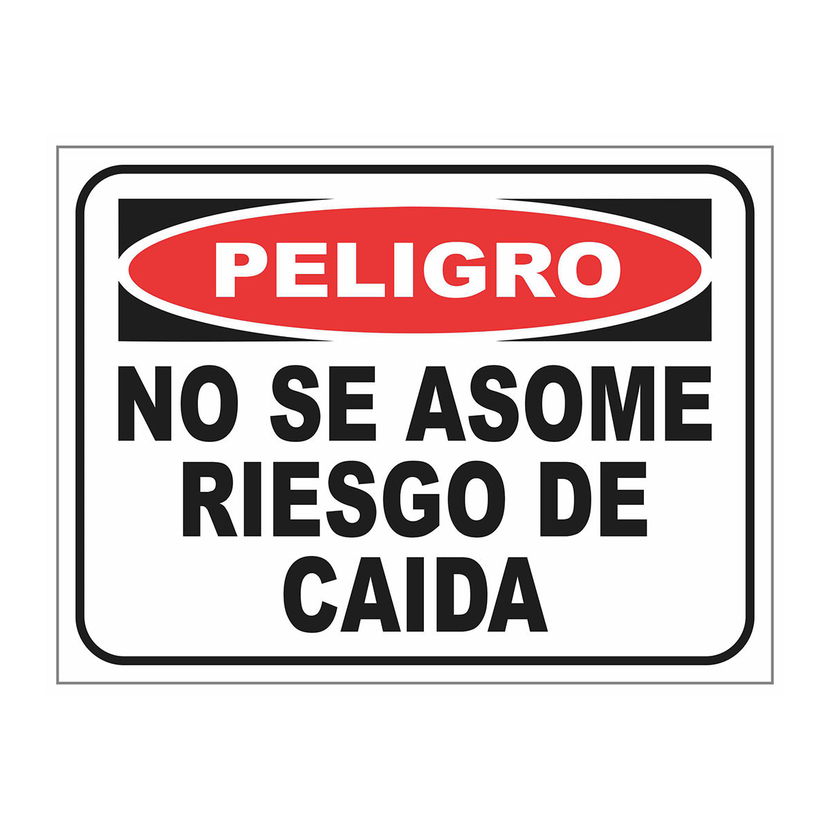 Cartel No Se Asome Riesgo de Caída