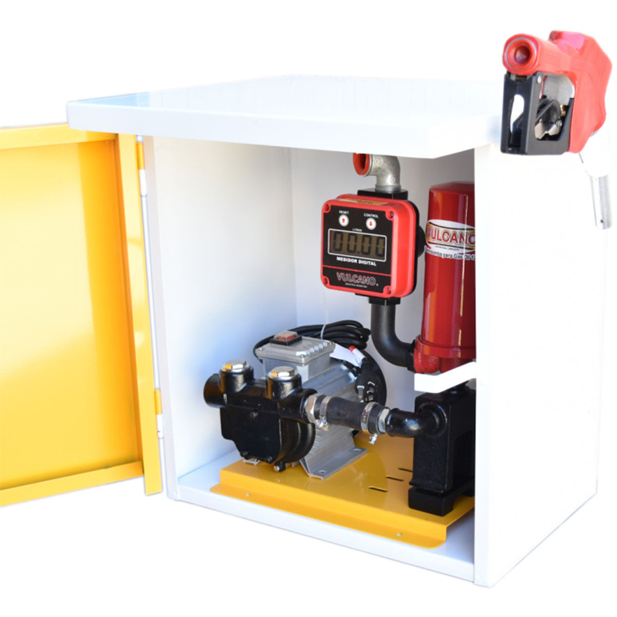 Electrobomba 220V para Diesel con Gabinete Completo