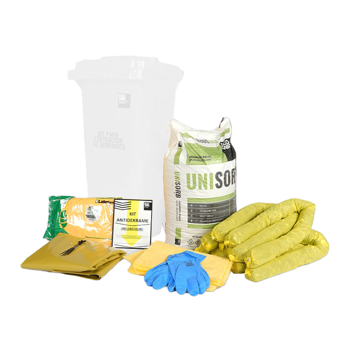 Kit Unisorb Quimicos Esencial en Contenedor