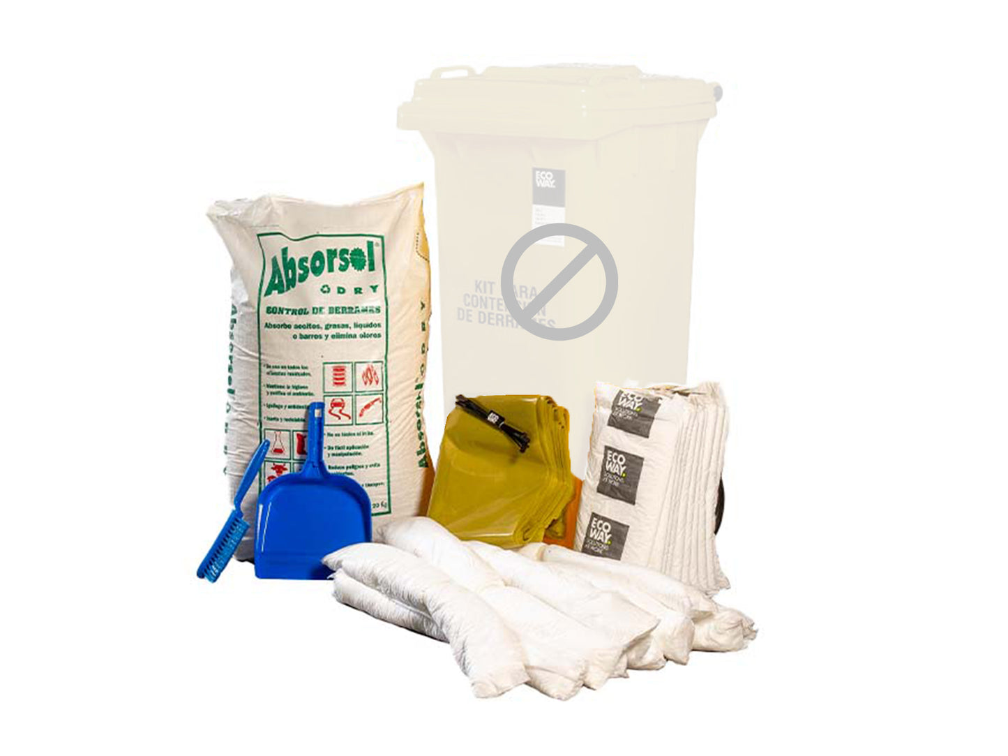 Kit Universal Esencial en Contenedor de 120 Lts