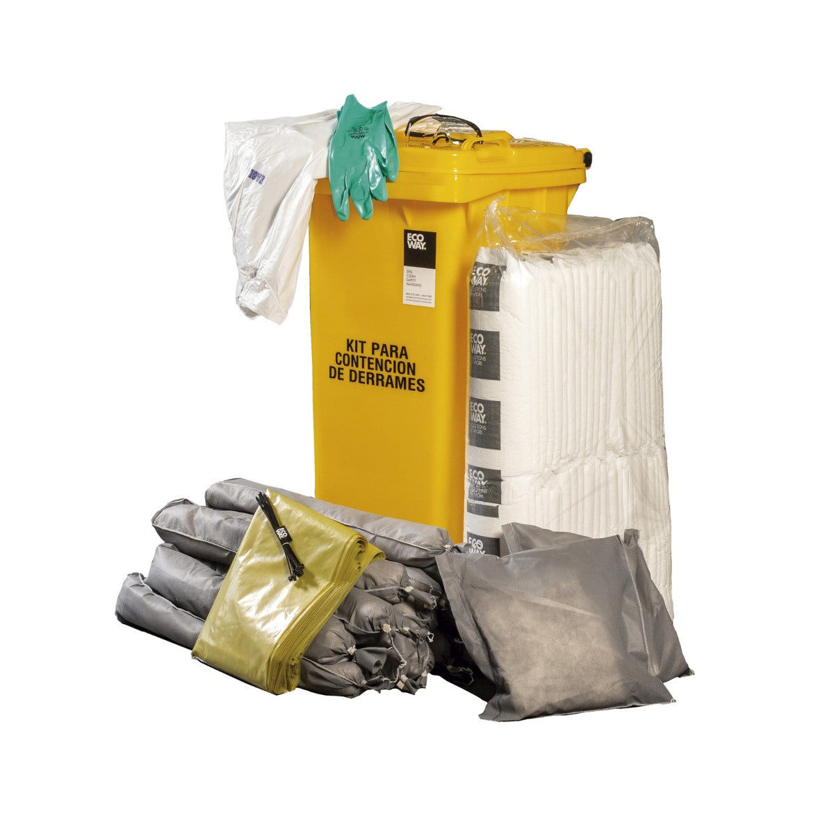 Kit Universal Premium en Contenedor de 120 Lts