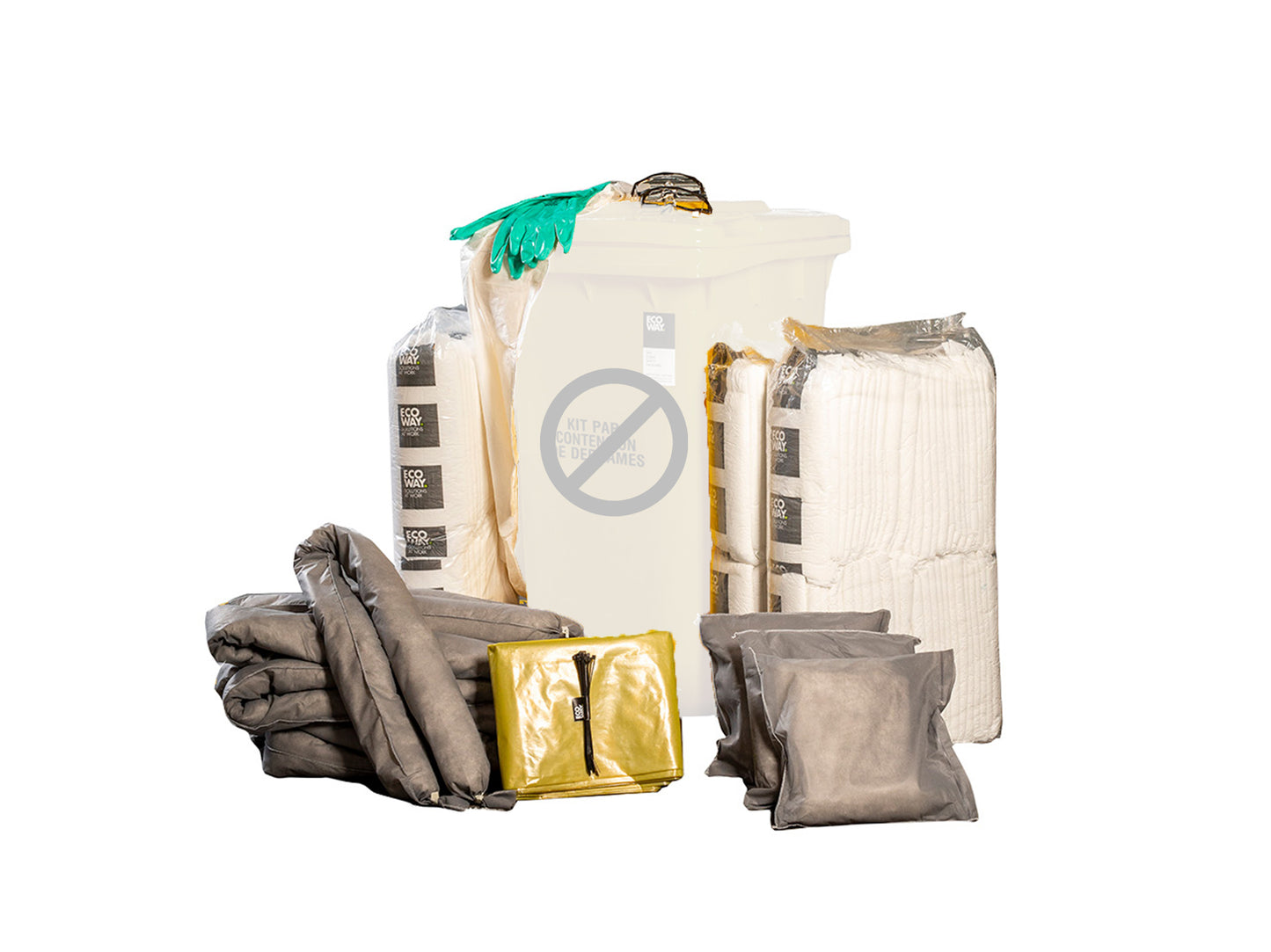 Kit Universal Premium en Contenedor de 240 Lts