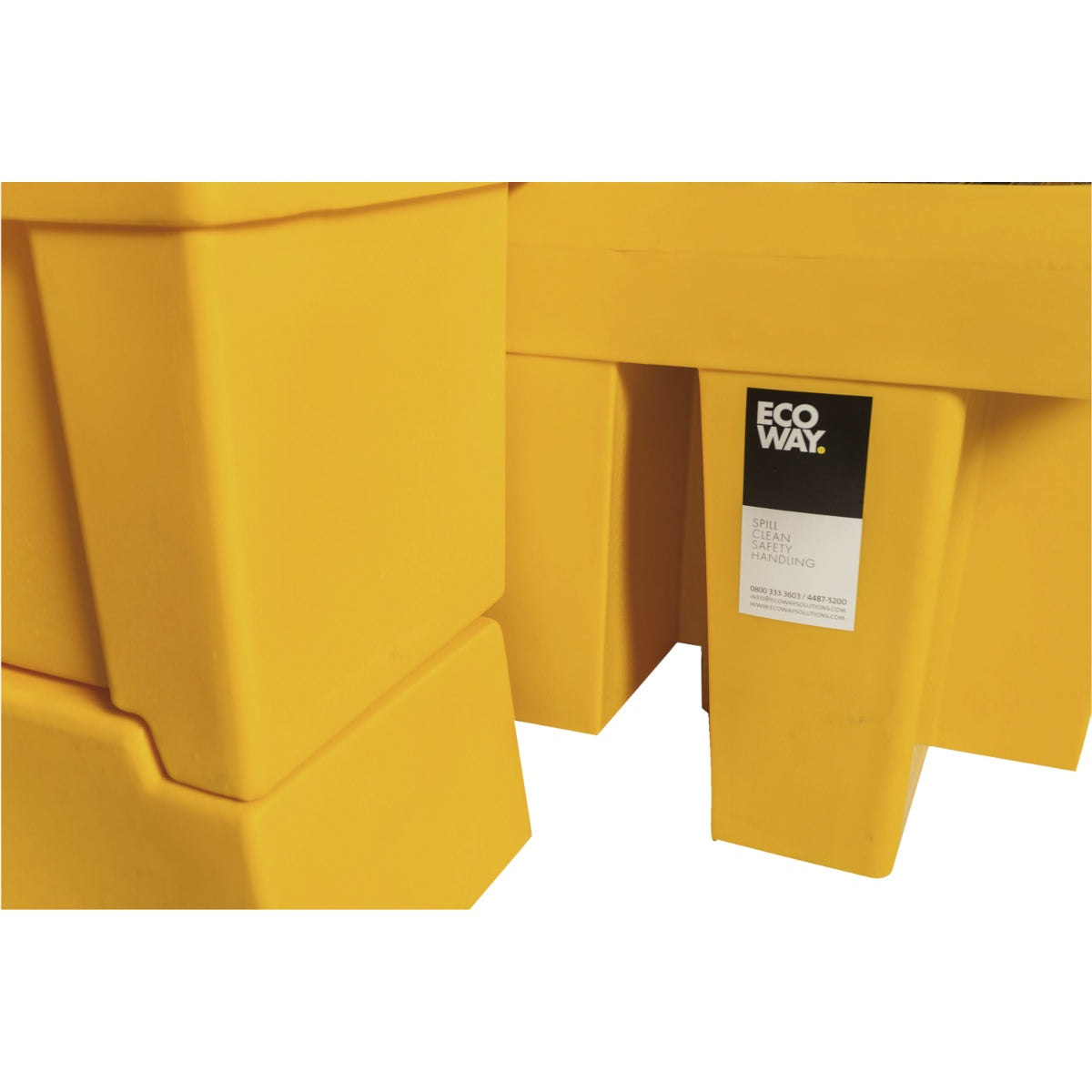 Pallet Antiderrame para Cubitainer con Batea para la Válvula Dosificadora