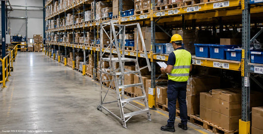 Escaleras tipo burro: prevenir riesgos en trabajos en altura