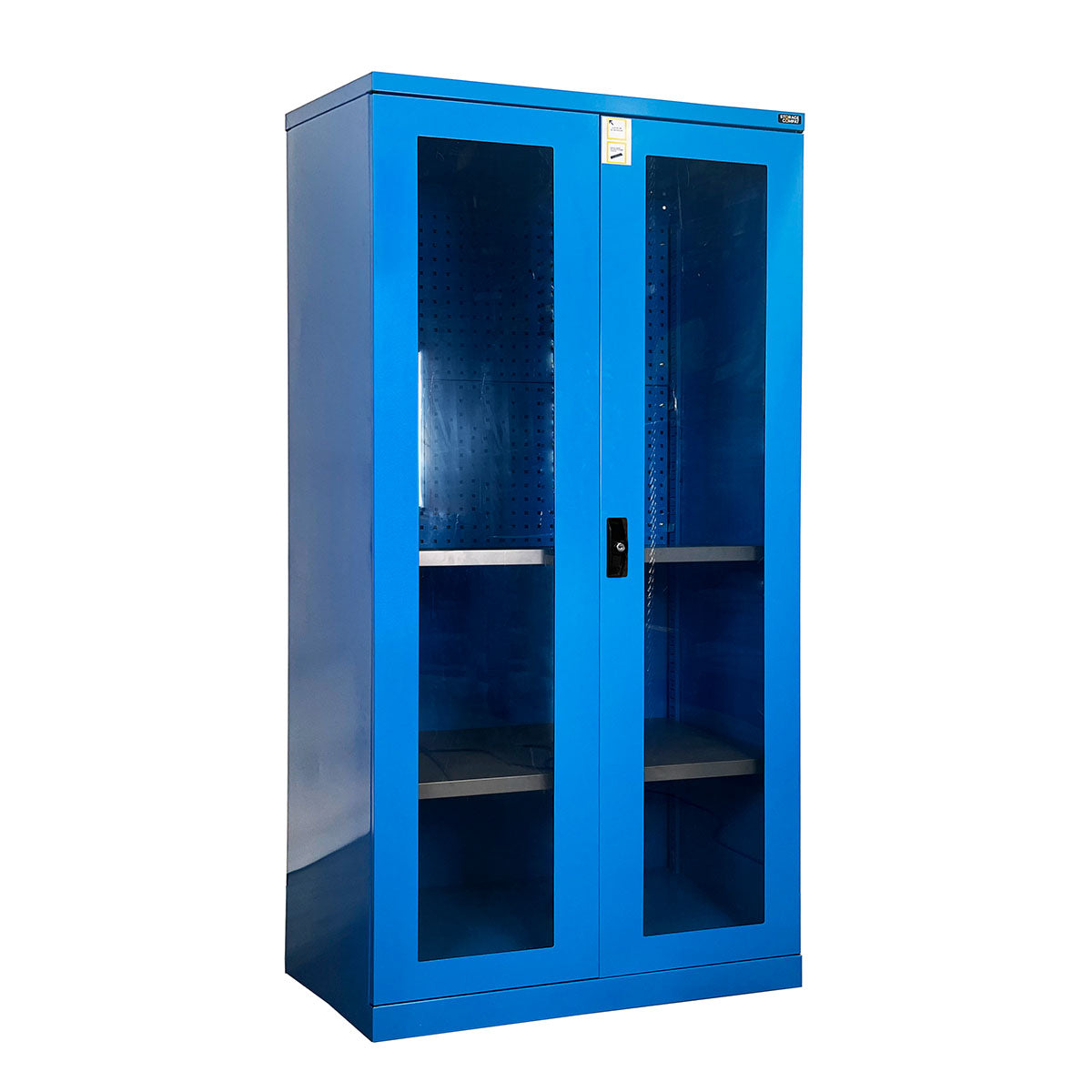 Armario Metálico con Puertas Transaparentes
