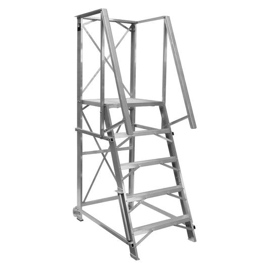 Escalera tipo burro de aluminialt plataforma 120cm