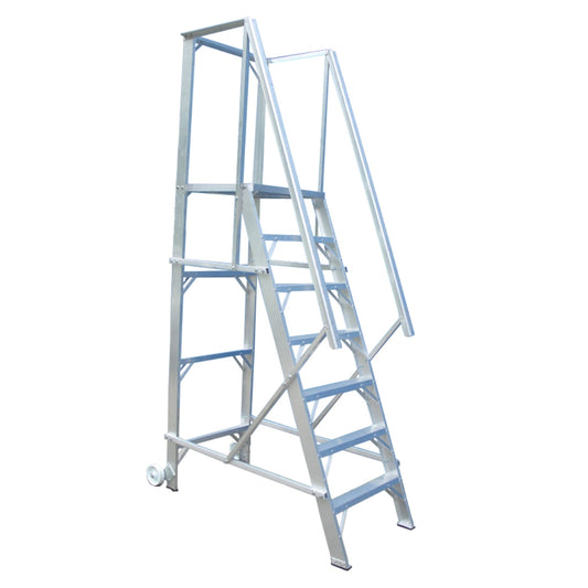 Escalera tipo burro de aluminialt plataforma 180cm