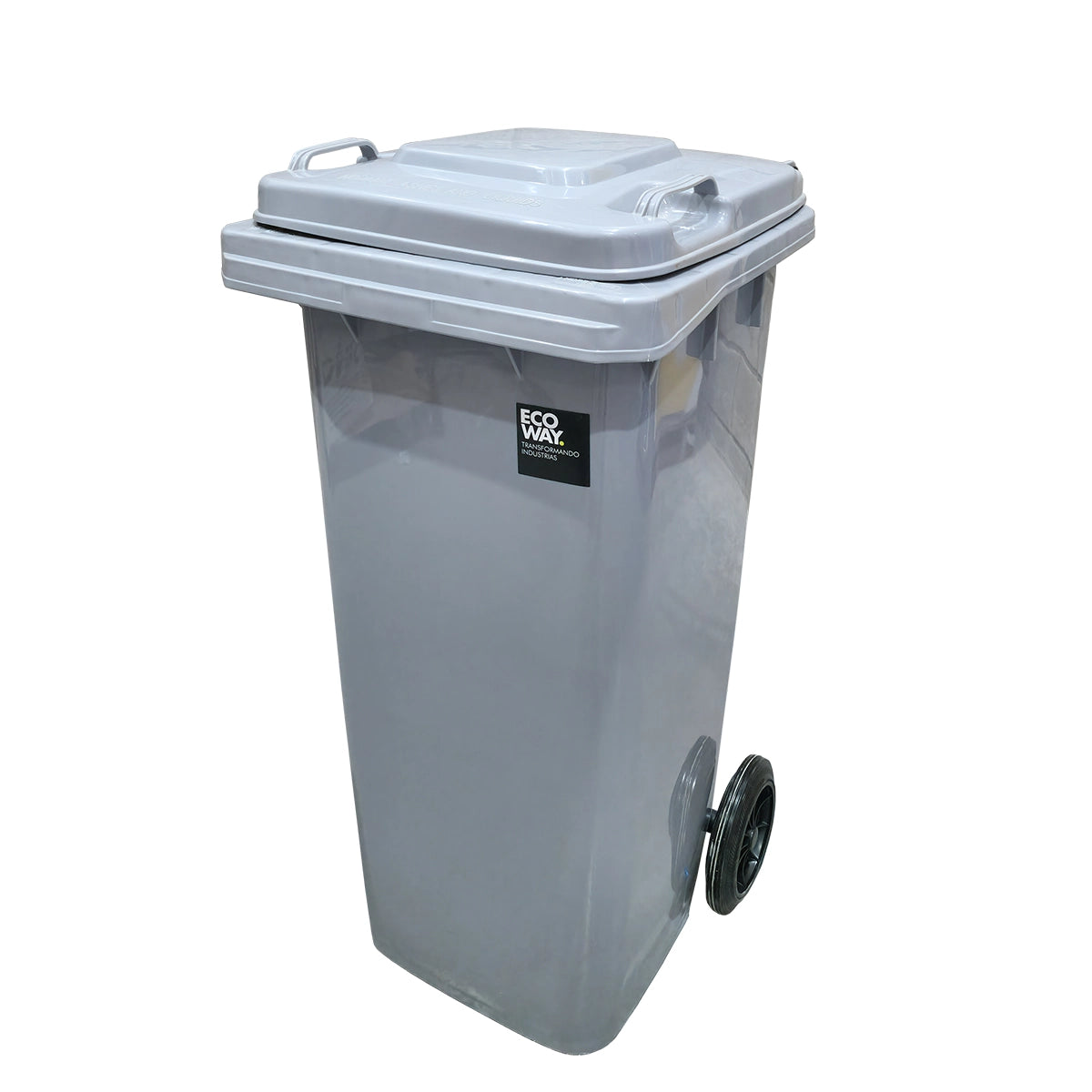 Contenedor Inyectado de 120Lts con Ruedas y Tapa