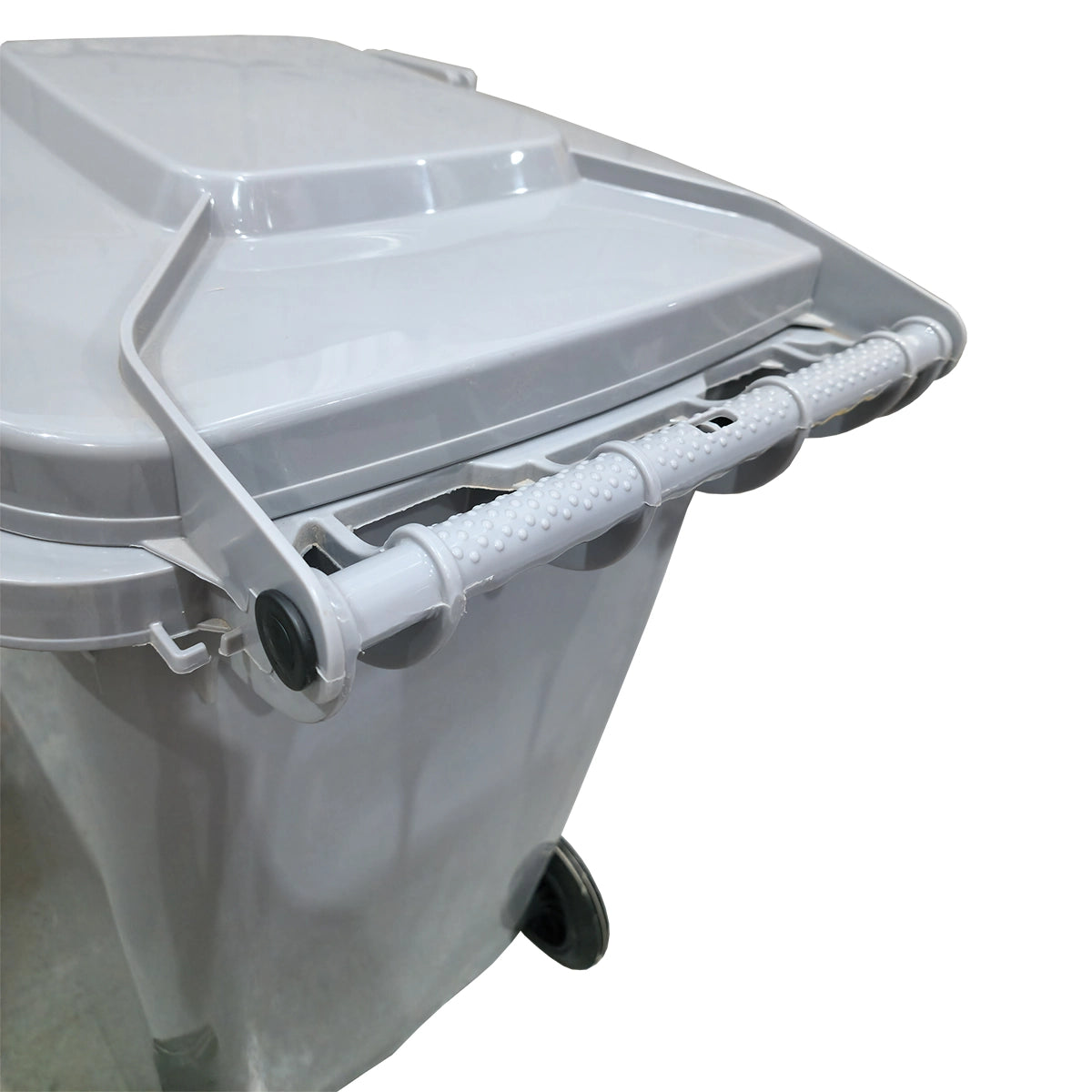 Contenedor Inyectado de 120Lts con Ruedas y Tapa