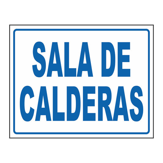 Cartel Sala de Calderas