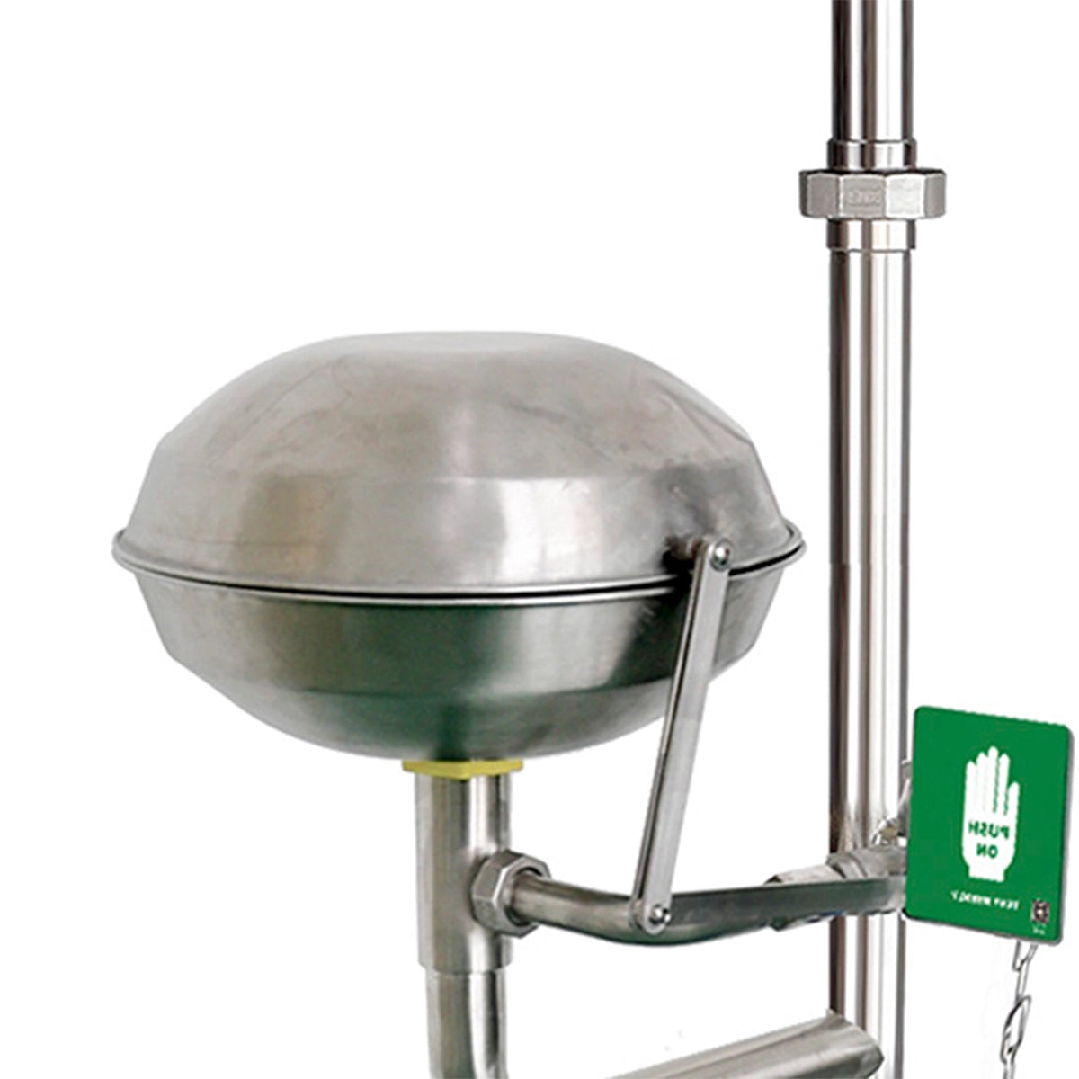 Ducha Lavaojos con Tapa Acero Inoxidable ANSI Z358.1
