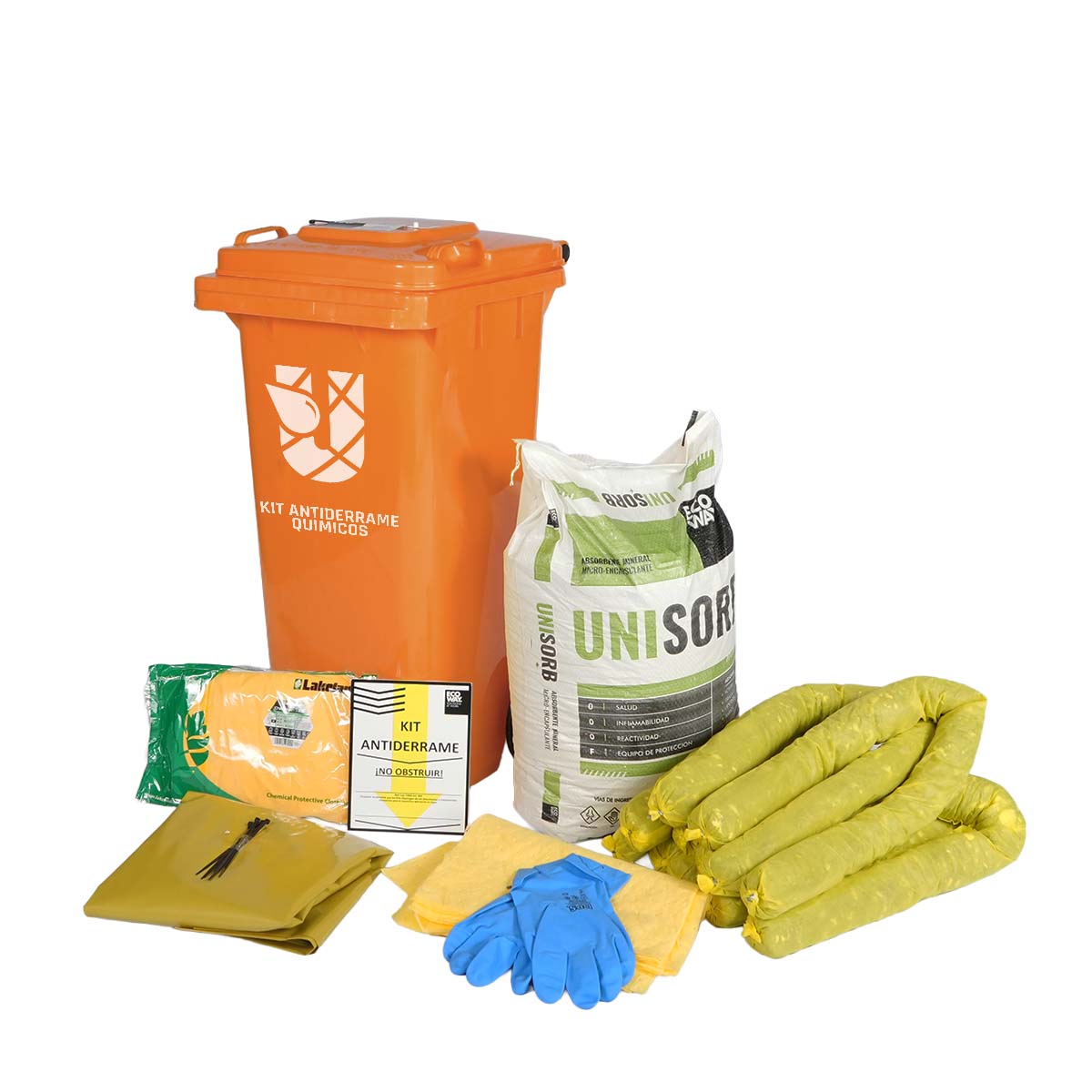 Kit Unisorb Quimicos Esencial en Contenedor