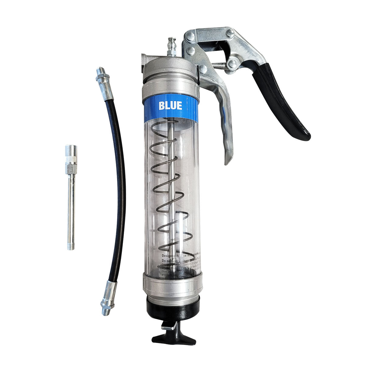 Engrasadora de Cuerpo Transparente con Empuñadura de Pistola