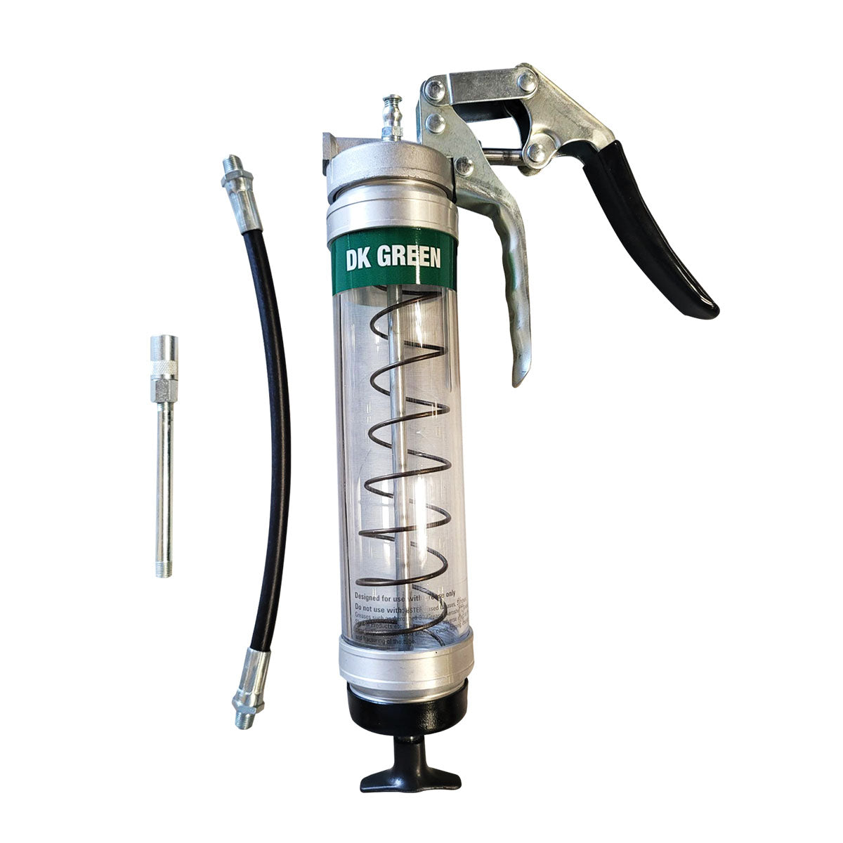 Engrasadora de Cuerpo Transparente con Empuñadura de Pistola