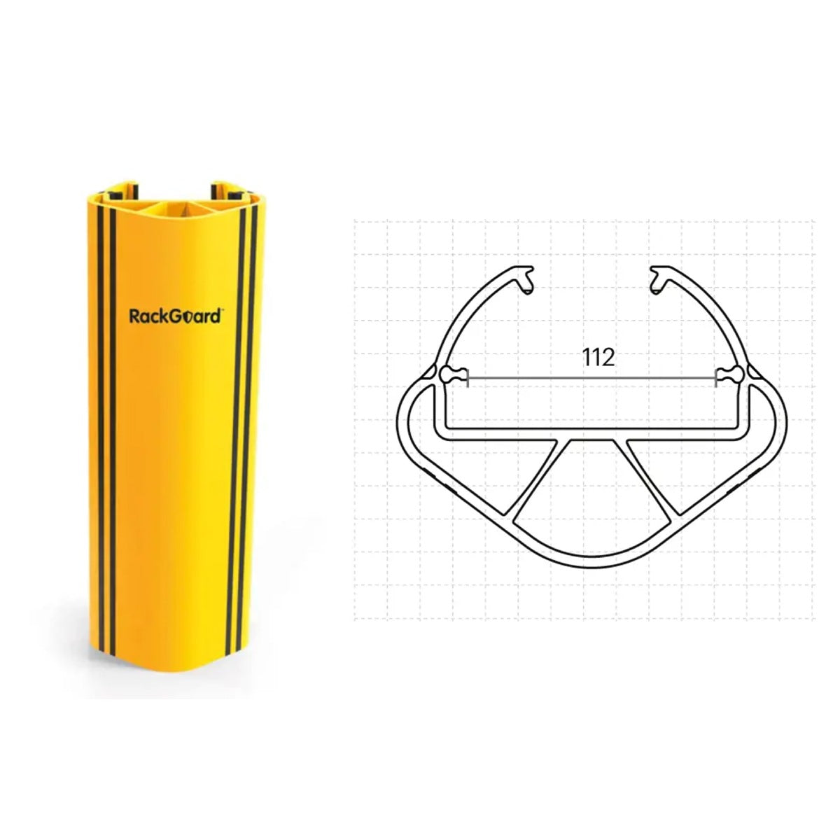 Protector de Estantería RackGuard P-03-01-8