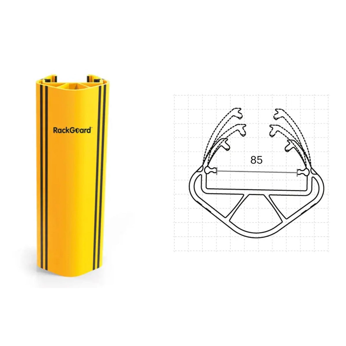 Protector de Estantería RackGuard P-03-01-2