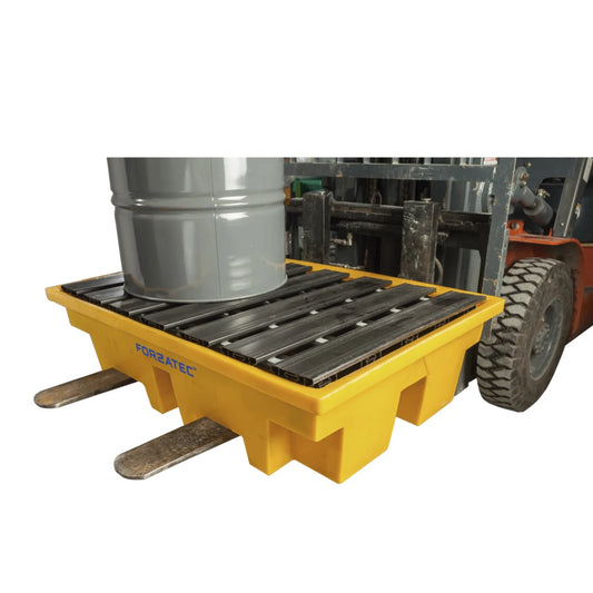 Pallet Antiderrame Reforzado para 2 Tambores de 200L