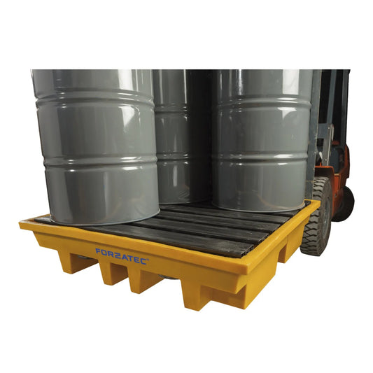 Pallet Antiderrame Reforzado para 4 Tambores de 200L