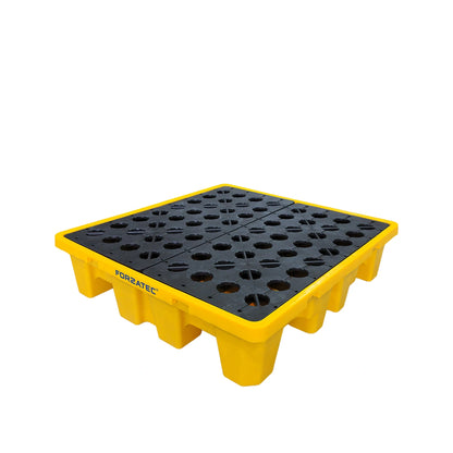 Pallet Antiderrame Embonable para 4 Tambores de 200L