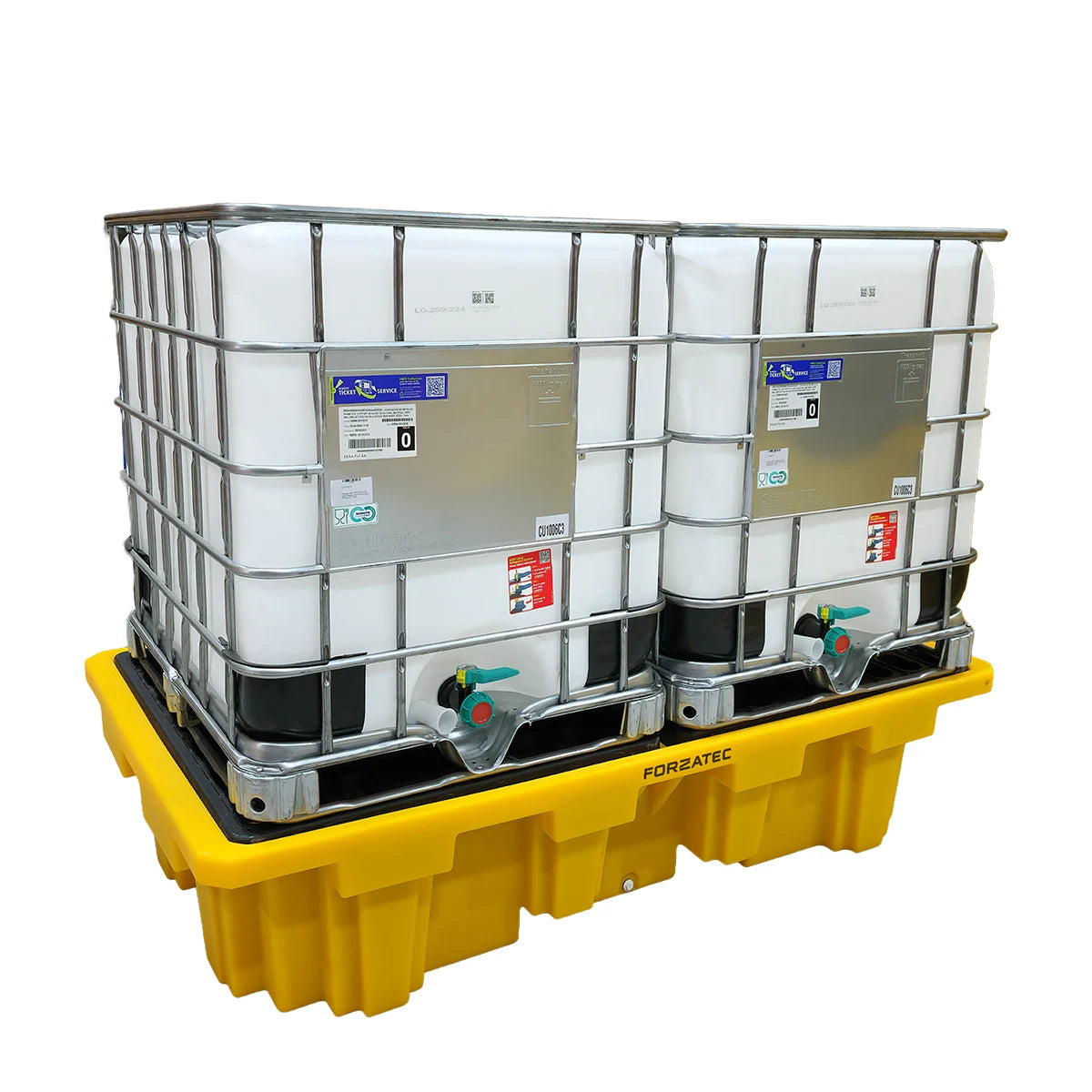 Pallet Antiderrame Embonable para 2 IBC