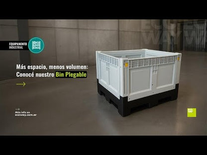 Bin Plegable con Paredes Lisas